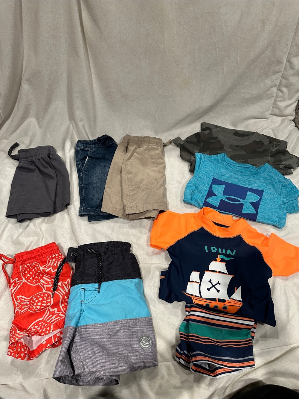 2T Summer Bundle- shorts, T-shirts, swim trunks